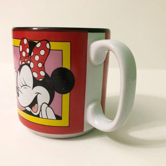 Vintage Minnie Mouse Faces Ceramic Mug Disney - Picture 5 of 14
